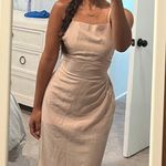 Pomelos Pomelo Beige Long Formal Dress Photo 0