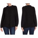 CENY Eyelash Knit Cabled Mock Neck Sweater Size medium Photo 1