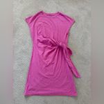 Gap ForeverSoft Sarong Mini Dress Size Small Lilac Casual Comfy Vacation Photo 1