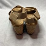 Joie  Khaki Wedged Sandals Size 9 Photo 2