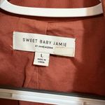 Sweet Baby Jamie Rust Blazer Brown Size L Photo 7