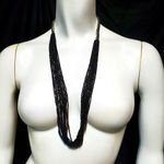 Sonoma NWT Black & Silver Multi-Strand Necklace Photo 0