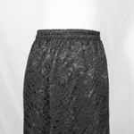 Vintage 80s 90s Black Lace Plus Size Skirt 18W by Chez California Corporate Goth Photo 6