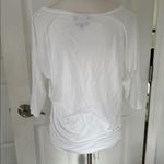 Carbon38 White Quarter Sleeve Long Tee Size M Photo 2