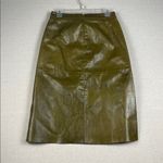 Gap Vintage  Olive Genuine Leather Midi Skirt
Size: 8 Photo 1