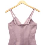 NWT The Girlcode Bandage V Neck Bodycon Midi Dress Lilac Mauve Women’s Size 6 Purple Photo 3