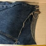 American Eagle  Pants Women Size 8 Reg Blue Denim Jean Super High Rise Baggy Wide Photo 8