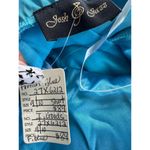 Josh & Jazz NWT Turquoise Beaded Satin Halter Mini Cocktail Dress Pockets 9/10 Size undefined Photo 5