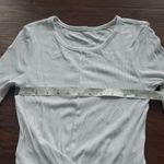 Vuori  Womens White Twist Front Chic Feminine Streetwear Trendy Top Size XSmall Photo 2