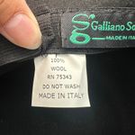 Galliano Sorbatti‎ Wool Cloche Hat Black Bow Accent Made In Italy Photo 5