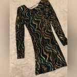 Dress the Population NEW Nathalia Sequined Long-Sleeve Mini dress sz XS Photo 2