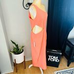 Bardot JENNA ONE SHOULDER CUTOUT DRESS, Size 12 (XXL) ORANGE FIZ, NWT Photo 9