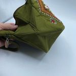 Boutique Green beaded  quilted satchel. Photo 6