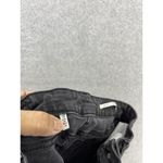 ZARA  Women's Black Denim Jeans Mid Rise Slim Distressed Size 6 Photo 3