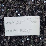 Windsor  Black Sequin One Shoulder Bodycon Mini Dress with Cutout NWT Size Large Photo 8