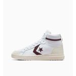Converse NEW  Pro Blaze Classic Leather Mid' White/Bloodstone" Shoes- Women’s 9.5 Photo 3