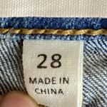 EVIDNT Los Angeles 28 Verona Skinny Ankle Cropped Asymmetrical Raw Cut Hem Jeans Photo 4