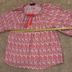 Lane Bryant Floral Peasant Blouse 14 Party Boho Chic Coastal Granddaughter Style Photo 6