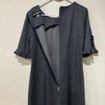 Karl Lagerfeld  blue  and White Polka Dot Dress  Size 12 Photo 6