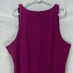 PINK - Victoria's Secret PINK Victoria’s Secret Sleevless High Neck Eggplant Purple Bodysuit Size… Photo 6