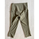 Athleta  Salutation Stash Pocket II Capri Legging Light Green Size Small Photo 4