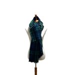 Modcloth  Tartan Plaid Blanket Scarf Green One Size Photo 1