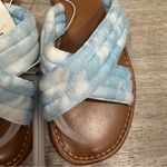 Shade & Shore  Light Blue Tie-Dye Slides size 8 Photo 3