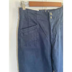 NWT Women's Mica Blue High Rise Wide Leg Navy Blue Slacks Pants Size 30 0121 Photo 1