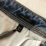 Massimo Dutti  Womens Jeans Mid Rise Slim Cropped Medium Wash 2 Photo 4