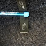 The Limited ‎ Navy Metallic Open Front Cardigan Knit Top Crochet Womens Size XS Photo 4