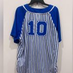 Spirit Blue Striped Baseball Halloween Shirt Photo 1