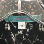 julie's closet Floral Button Down Lace Top Size M Photo 1