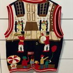 Vintage Eagles Eye 4th Of July / America Vintage Sweater Vest Size L Photo 3