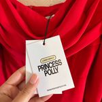 Princess Polly NWT  Lillie long sleeve mini dress in red Photo 5