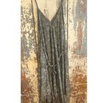 Women's World Market Goa Sage green ivory Poppy Jumpsuit pockets, size S/M Size M Photo 1