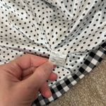 Tyler Boe Black White Gingham Buffalo Plaid Blazer Coat Polka Dot Women Size 10 Photo 7