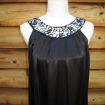French Connection NWT  Black Satin Dress Photo 1
