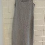 Aritzia TNA hold it grey body on tank midi dress Photo 0