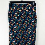 Anthropologie  MAEVE Geometric Print Back Zip Closure Lined Pencil Skirt Small Photo 1