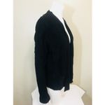 BCX  Black Cardigan Large Sweater Waffle Knit Photo 1