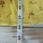 Rumored Sirena Yellow Floral Halter Midi Wrap Dress Windswept Small Photo 7