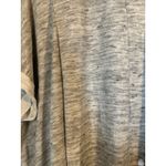 Anthropologie 9-H15 STCL Gray White Short Sleeve Cotton Blend Button Down Jacket Women Sz M Photo 8