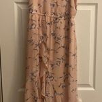 Collective Concepts  pink‎ floral midi dress chiffon layered size S feminine y2k Photo 0