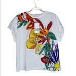 ZARA NWT  COLORFUL PRINTED T SHIRT SMALL Photo 5