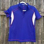 Nike  Golf Quarter Zip Shirt Purple Medium Photo 0