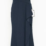 Betsy and Adam  -  Navy Draped Surplice Gown Photo 0