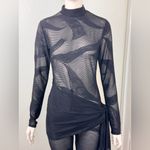 Unbranded Black Sheer Long Sleeve Jumpsuit Photo 1