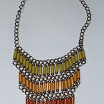 Women’s Orange Necklace.New Without Tag Yellow Photo 0