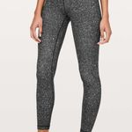 Lululemon  Align Pant II 25" Luminesce Splatter Ice Grey Black Size 4 Photo 1