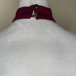 Oboe Burgundy Halter Asymmetrical Front Pullover Mini Dress Barbiecore Sexy Sm Red Photo 3